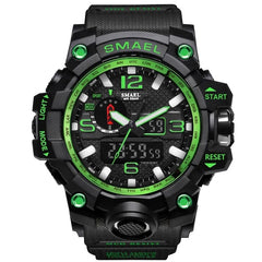 SMAEL Brand Men Sports Watches Dual Display