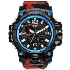 SMAEL Brand Men Sports Watches Dual Display