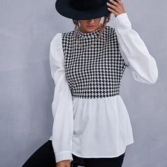 Elegant O-Neck Blouse