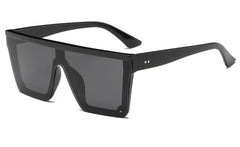 Fashion Black One Piece Sunglasses Men