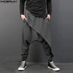 2021 INCERUN Cool Mens Gothic Punk Style