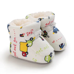 Baby Cartoon Soft Sole Shoes (0-1 Year)