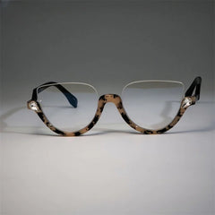 Half Frame Cat Eye Glasses Frames